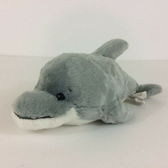 Ganz Webkinz Bottlenose Dolphin Plush HM220 Gray Stuffed Animal 11" Toy NO Code - Picture 2 of 11